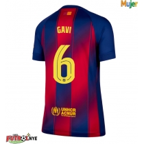 Camiseta Barcelona Paez Gavi #6 Primera Equipación para mujer 2025-26 manga corta